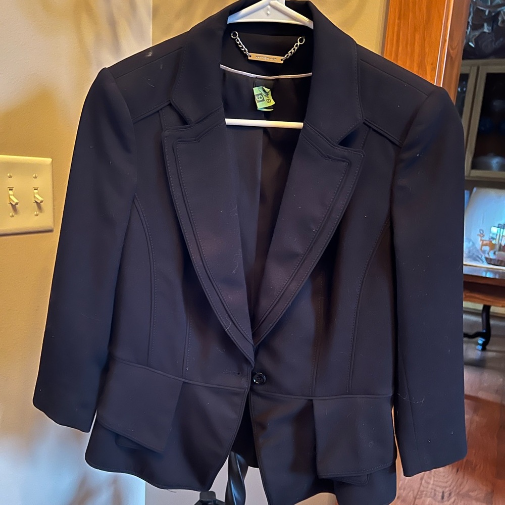 White House Black Market Peplum Blazer